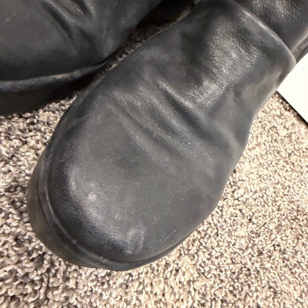 Fly London brom Black Leather Ankle Boots size 40 - Picture 4 of 8
